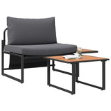 Garden Sofa Set 2 pcs Anthracite Steel 42004140