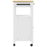 Kitchen Trolley MONZA 60x40x88.5 cm Solid Wood Pine 376099
