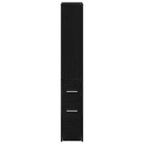 Bathroom Furniture Set Wall-mounted Black Oak 22 x 41 x 135 cm 871653