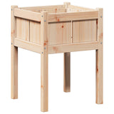 Garden Planter Nature 50 x 50 x 70 cm Solid Pine Wood 8000838