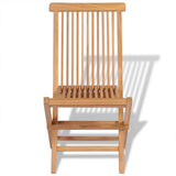 Folding Chairs 4 pcs for Garden & Outdoor Teak Wood 43040