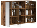Bathroom Mirror Cabinet Old Wood 63.5 x 16 x 62.5 cm 889157