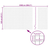 Euro Fence Steel 25x1.2 m Green 140592