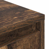 TV Cabinet with LED Lights Smoked Oak 193.5x41x50 cm 3328439