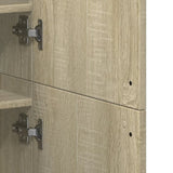 Shoe Cabinet Sonoma Oak 80x39x178 cm Engineered Wood 3276674