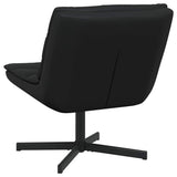 Swivel Chair Black 63 x 75 x 76 cm Shiny PU 42007346