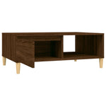 Coffee Table Brown Oak 90x60x35 cm Engineered Wood 813172