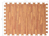 Floor Mats 24 pcs Wood Grain 8.64 EVA Foam 92460