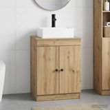 Bathroom Furniture Set Artisan Oak Engineered Wood 3404257