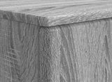 Bathroom Sink Cabinet BREDA Grey Sonoma 82 x 41x 59 cm 897461