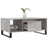 Coffee Table Grey Sonoma 90x50x36.5 cm Engineered Wood 830602