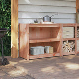 Kitchen Cabinet with Shelf MEPPEL Brown Oak 106 x 55 x 92 cm 868164