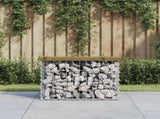 Garden Bench Gabion Design 63x31.5x42 cm Impregnated Wood Pine 834346