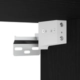 Bathroom Wall Cabinet Black 80x25x40 cm Engineered Wood 860086