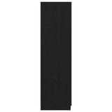 Wardrobe Black Oak 80 x 52 x 180 cm Engineered Wood 862437