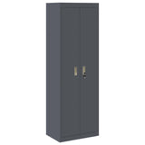 Storage Cabinet 2 pcs Anthracite 60 x 40 x 220 cm Steel 3438707