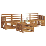 Sofa Sets 5 pcs Natural Solid Acacia Wood 3374319