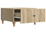 Coffee Table Sonoma Oak 49 x 50 x 40 cm Engineered Wood 894277