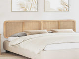Headboard with Headboard Natural 200 x 55 x 3 cm Rattan 42011567