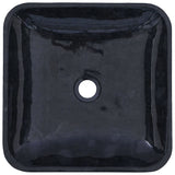 ZNTS Sink Black 40x40x10 cm Marble 149181