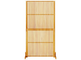 Privacy Screen Brown 79.5 x 50 x 200 cm Solid Acacia Wood 4108065