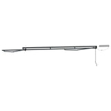 Electric Retractable Awning Frame Anthracite 4 x 2 m Steel 42024872