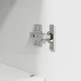 Bathroom Cabinet High Gloss White 30 x 35 x 95 cm 883318