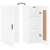 Wall Mounted Cabinet White 34.5x34x90 cm Engineered Wood 830516