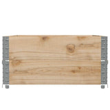 Pallet Collars 2 pcs 120x80 cm Solid Wood Pine 4010275