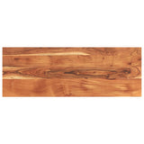Table Top 140x50x3.8 cm Rectangular Solid Wood Acacia 370987