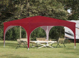 Pop-up Party Tent 290 x 290 x 245 cm Burgundy 42019851