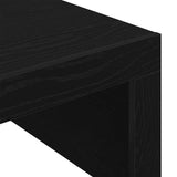 Coffee Table Black Oak 100 x 100 x 35 cm Engineered Wood 862678