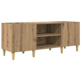 Record Cabinet Artisan Oak 121 x 38 x 48 cm Engineered Wood 881472