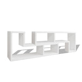 243066 TV Cabinet Double L-Shaped White