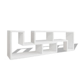 TV Cabinet Double L-Shaped White 243066
