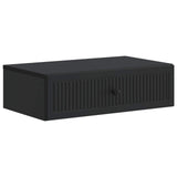 Wall-Mounted Side Table Black 59 x 34.5 x 17 cm Engineered Wood 897976