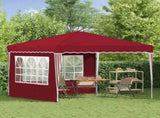 Pop-up Party Tent 288 x 288 x 245 cm Burgundy Oxford Fabric 42019763