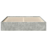 Bed Frame without Mattress Concrete Grey 200x200 cm 3203890
