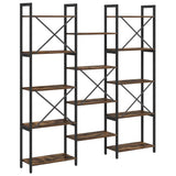 Bookshelf Sonoma Oak 156 x 25 x 167 cm Engineered Wood 868343