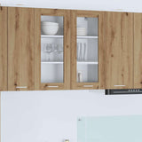 Hanging Cabinet Artisan Oak 80 x 31 x 80 cm Engineered Wood 884329