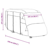 Motorhome Covers Grey 570x235x275 cm Non-woven Fabric 4015876