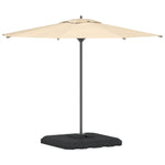 ZNTS 4-Piece Cantilever Parasol Base Set - 130kg Sand or 90kg Water 42006931