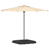 ZNTS 4-Piece Cantilever Parasol Base Set - 130kg Sand or 90kg Water 42006931
