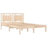 Bed Frame without Mattress 120x200 cm Solid Wood 3105530