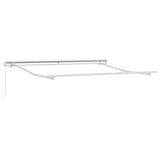 Retractable Awning Manual Black 350 x 250 cm Fabric 3330321