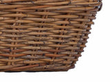 Planter Basket with Storage 2 pcs Brown Lacak Rattan 42020964