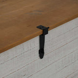 Storage Chest HALDEN White 91x48x47 cm Solid Wood Pine 4018402