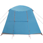 ZNTS Camping Tent with Porch Dome 5-Person Blue Waterproof 4009582