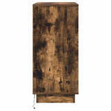 Bedside Cabinet Smoked Oak 71 x 34.5 x 75 cm Engineered wood 869638