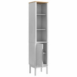 Bathroom Tall Cabinet with Shelf FLORO White 35 x 30 x 160 cm 42011240